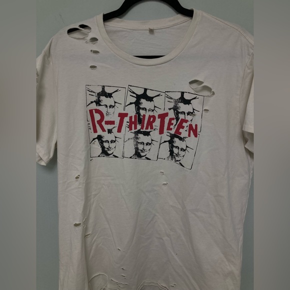 R13 Mona Lisa Boy Tee. Size large - Picture 5 of 10